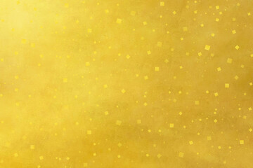 金の和紙に舞い散る金箔