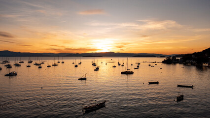 Fototapeta premium sunset on the beach