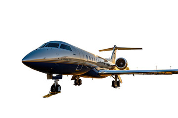 Obraz premium Supersonic Flight Airplane of Tomorrow, transparent background (PNG). Generative AI. 