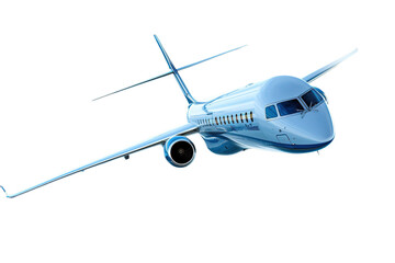    Supersonic Flight Airplane of Tomorrow, transparent background (PNG). Generative AI.
