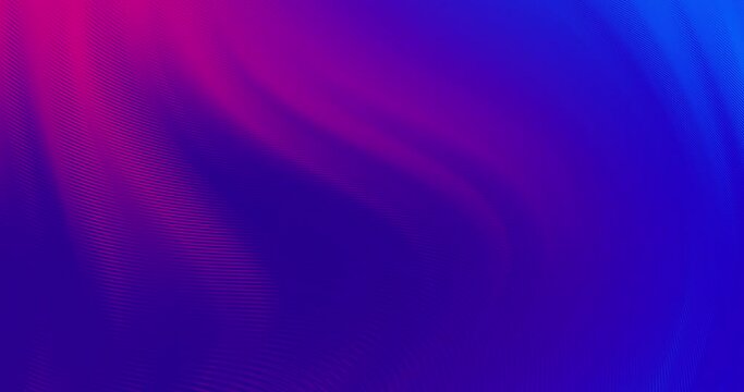 Abstract gradient neon background with wave animation, seamless loop.