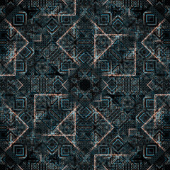 Modern simple symmetrical abstract background pattern background. Retro background fabric. Vintage color geometric texture for textile print, wrapping paper, gift card, wallpaper flat design.