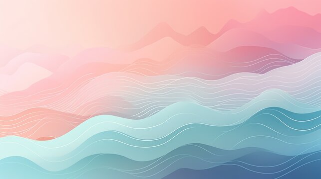 Abstract background for website with color. Minimal style wallpaper illustration  art flower  and botanical waves, Organic shapes, Watercolor. Vector background for banner, poster, Web and packaging

