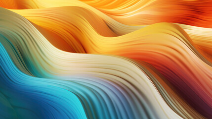 Obraz premium Colorful abstract wallpaper with liquid colors, paint and smoke waves, Generated AI 