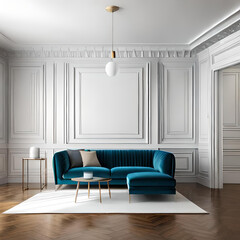 Fototapeta premium modern living room with sofa