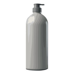 plastic shampoo bottle packaging