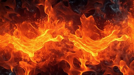 blaze fire flame texture background Generative AI
