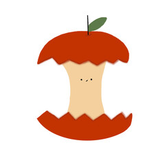 illustration of a apple