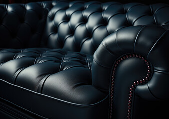 Obraz premium Generative ai illustration of monochrome texture from upholstered couch