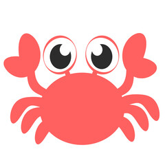 Crab graphic png sticker clipart