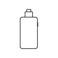 e-cigarette icon vector