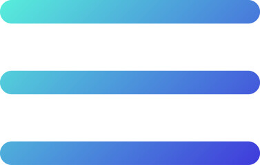 Hamburger menu pixel perfect gradient linear ui icon. List of commands. Program configuration. Line color user interface symbol. Modern style pictogram. Vector isolated outline illustration