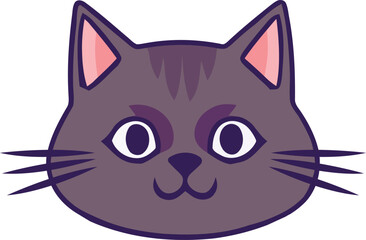 Cute cat face