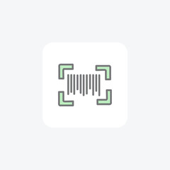 FlatScan Sleek Flat icon for Scanners

