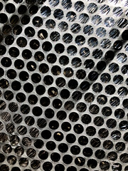 circular iron plate pattern texture