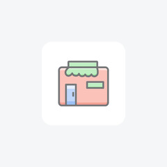 A Vibrant Collection of Flat icon for E-commerce Stores and Sustainable Shopping 
