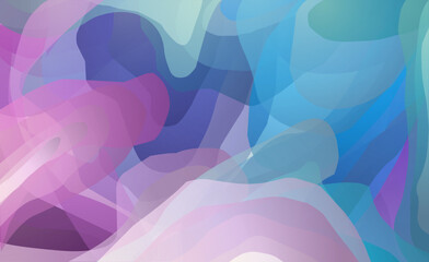 wavy liquid fluid abstract background with blue and purple color