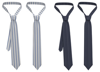 Tie. Business neck ties. Isolated Tie