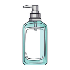 Beauty lotion bottle