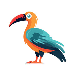 Obraz premium colored toucan design