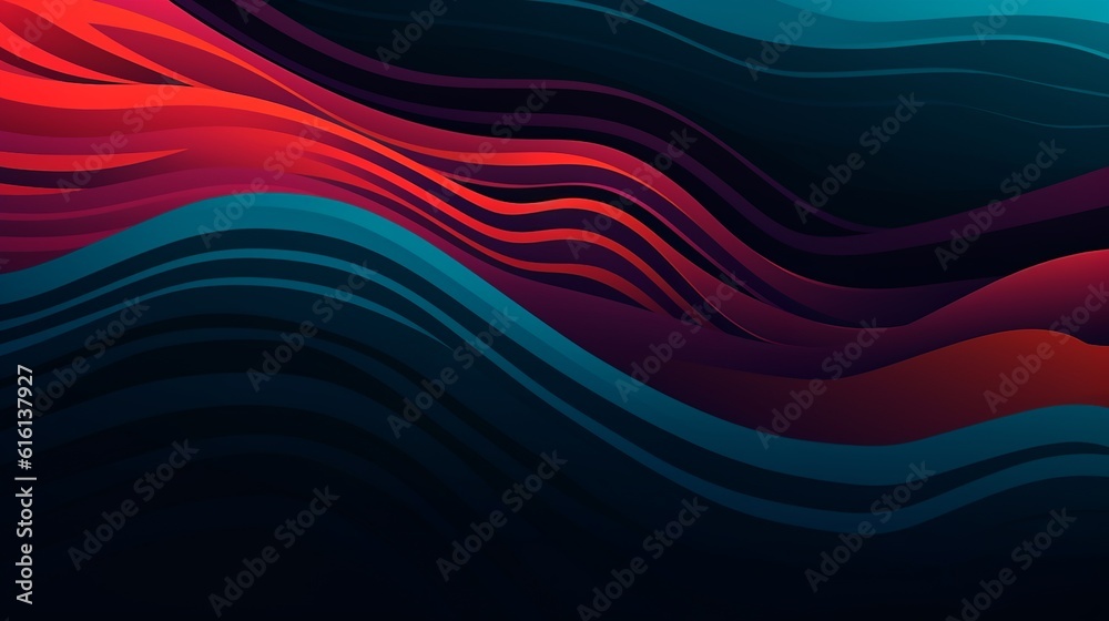 Canvas Prints abstract colorful background, generative ai