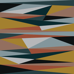 Fototapeta na wymiar Square Abstract geometric triangular shape pattern art decoration wall mural background