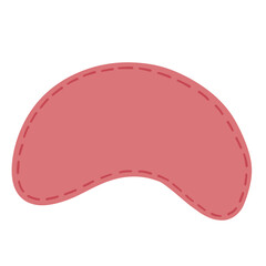 abstract shapeless red