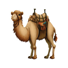 Discover the beauty of the desert with our exquisite camel vector. Perfect for travel blogs, adventure-themed designs, or cultural projects!