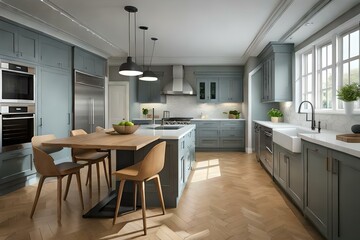 Fototapeta premium modern kitchen interior