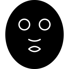 Fototapeta premium Facial Mask Icon