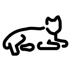 illustration of a cat