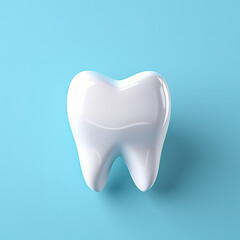Teaching teeth tooth model. Human jaw model. Adult dental background