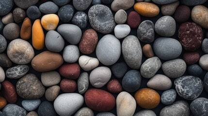 Vibrant Pebbles: A Kaleidoscope of Colors