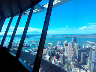Fototapeta na wymiar Auckland City, Sky Tower Panorama