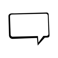 Fototapeta premium Speech bubble for comics. Words balloon vector illustration. Comic text cloud. Hand-drawn banner