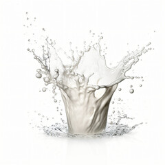 Fototapeta na wymiar splash of milk
