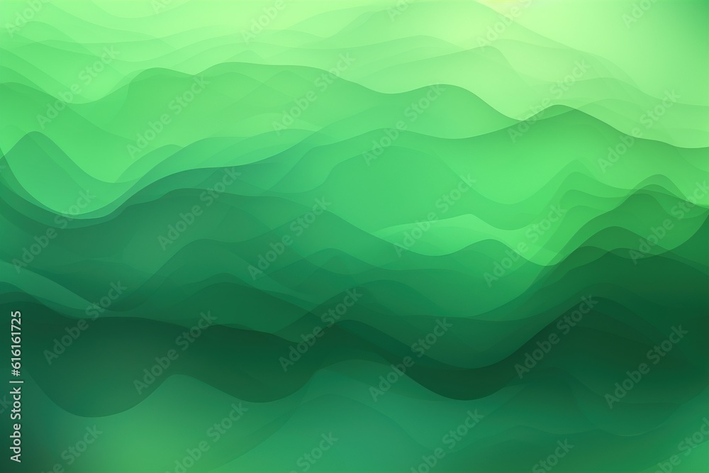 Poster green gradient background for design. Generated by AI.