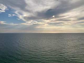 Photo sur Plexiglas Clearwater Beach, Floride sunset over the sea  