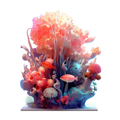 Beautiful Coral Reef - 616166999