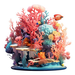 Beautiful Coral Reef - 616167109