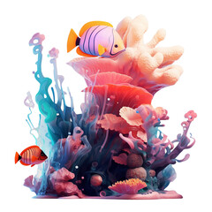 Beautiful Coral Reef - 616167509