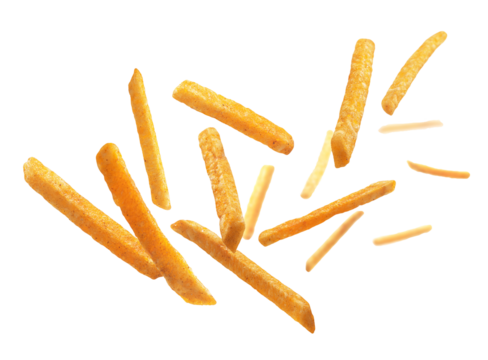 French fries levitate  png