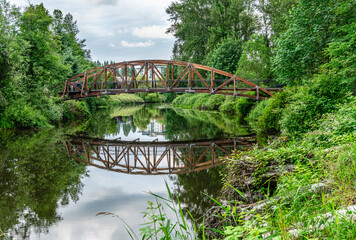 Fototapeta premium Bothell Pedestrian Bridge 6