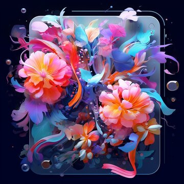 Technology with beautiful Nature