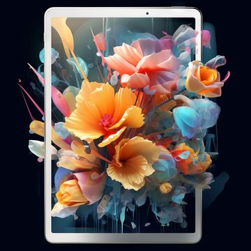 Technology with beautiful Nature