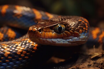 Fototapeta premium Snake. Generative ai