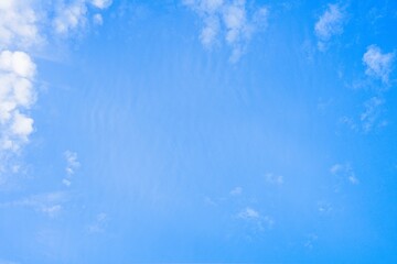 blue sky with clouds