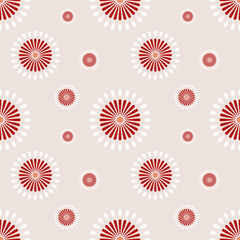 Flores gift wrapping paper seamless 