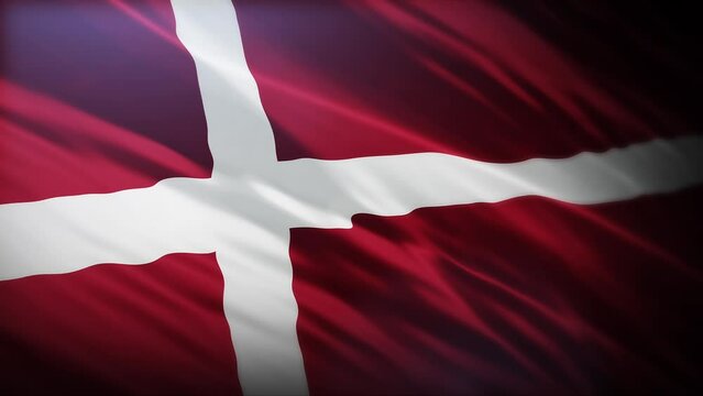 Flag of Denmark full screen in 4K high resolution Denmark (Danmark ) flag 4K