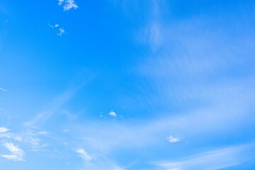 blue sky and clouds